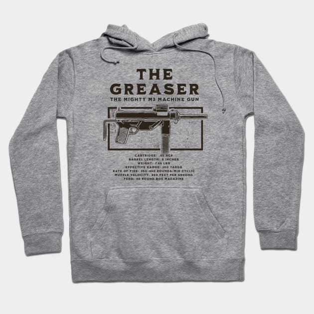 The Greaser - M3 Submachine Gun Hoodie by Distant War